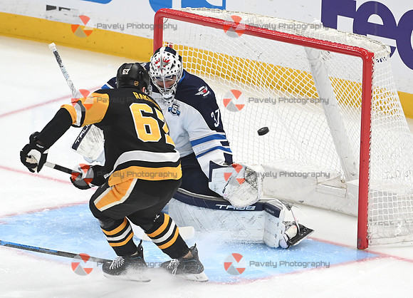 Jets Penguins Hockey