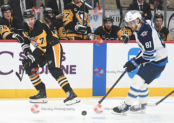 Jets Penguins Hockey