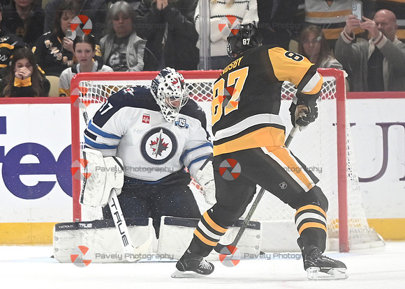 Jets Penguins Hockey