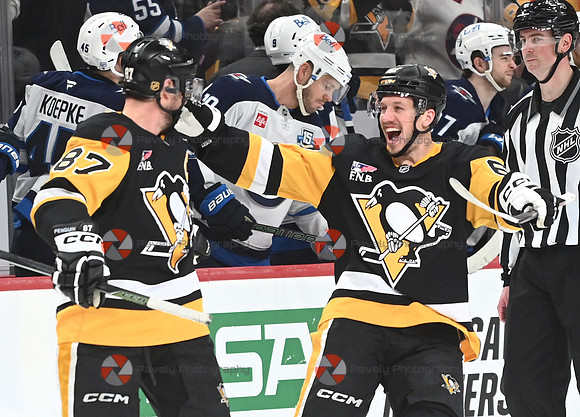 Jets Penguins Hockey