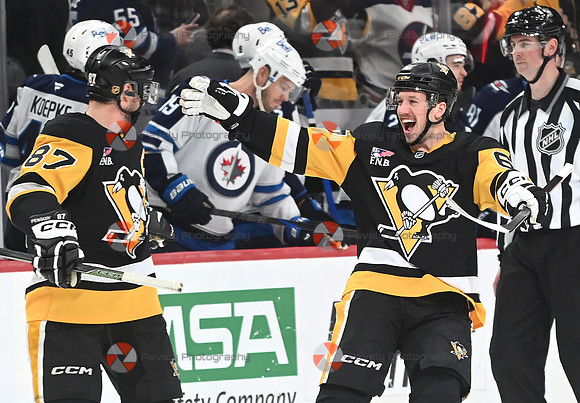 Jets Penguins Hockey