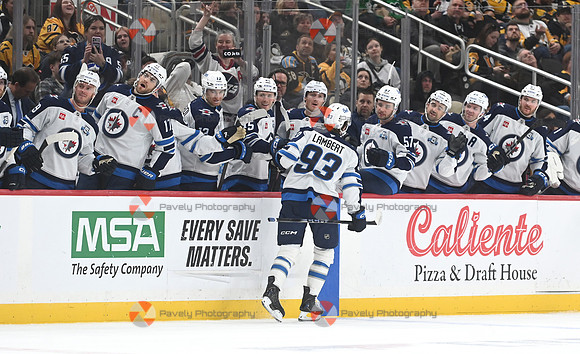 Jets Penguins Hockey
