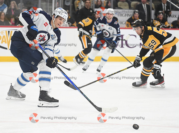 Jets Penguins Hockey
