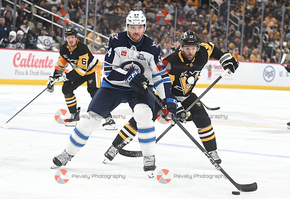 Jets Penguins Hockey