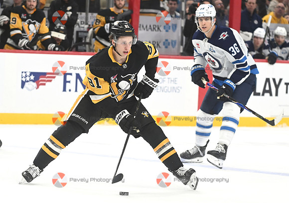 Jets Penguins Hockey