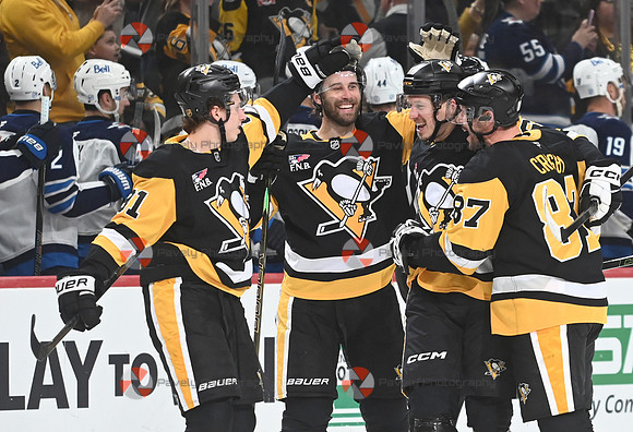 Jets Penguins Hockey