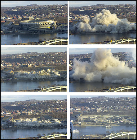 Three Rivers Stadium Implosion